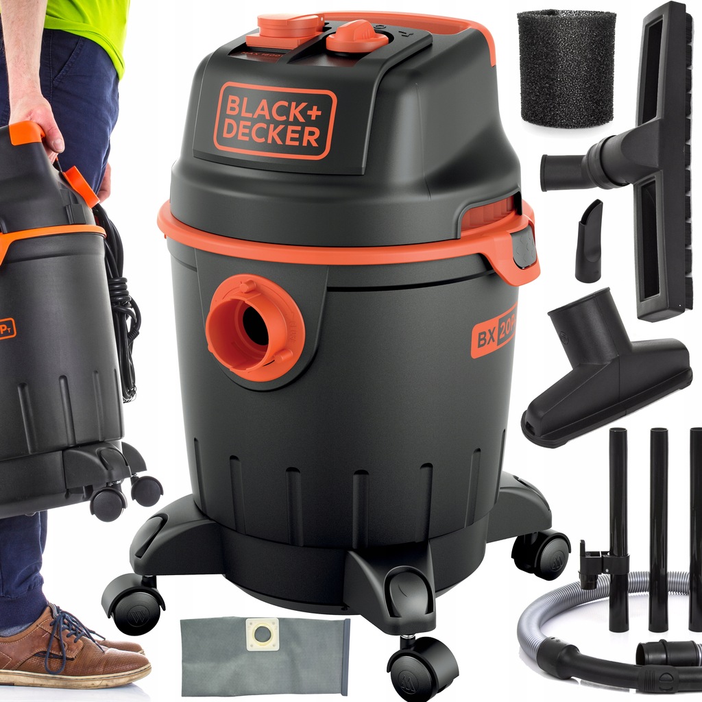VÝKONNÝ PRIEMYSELNÝ VYSÁVAČ 20L 3200W + ZÁSUVKA